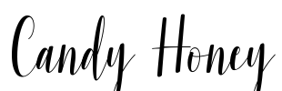 Candy Honey Font Image