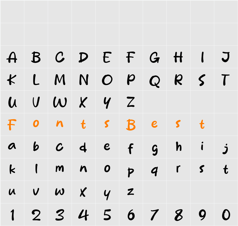Daykids Character Map