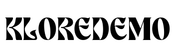 KLOREDEMO Font Image
