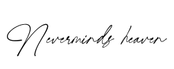 Neverminds heaven Font Image