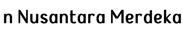 n Nusantara Merdeka Font Image