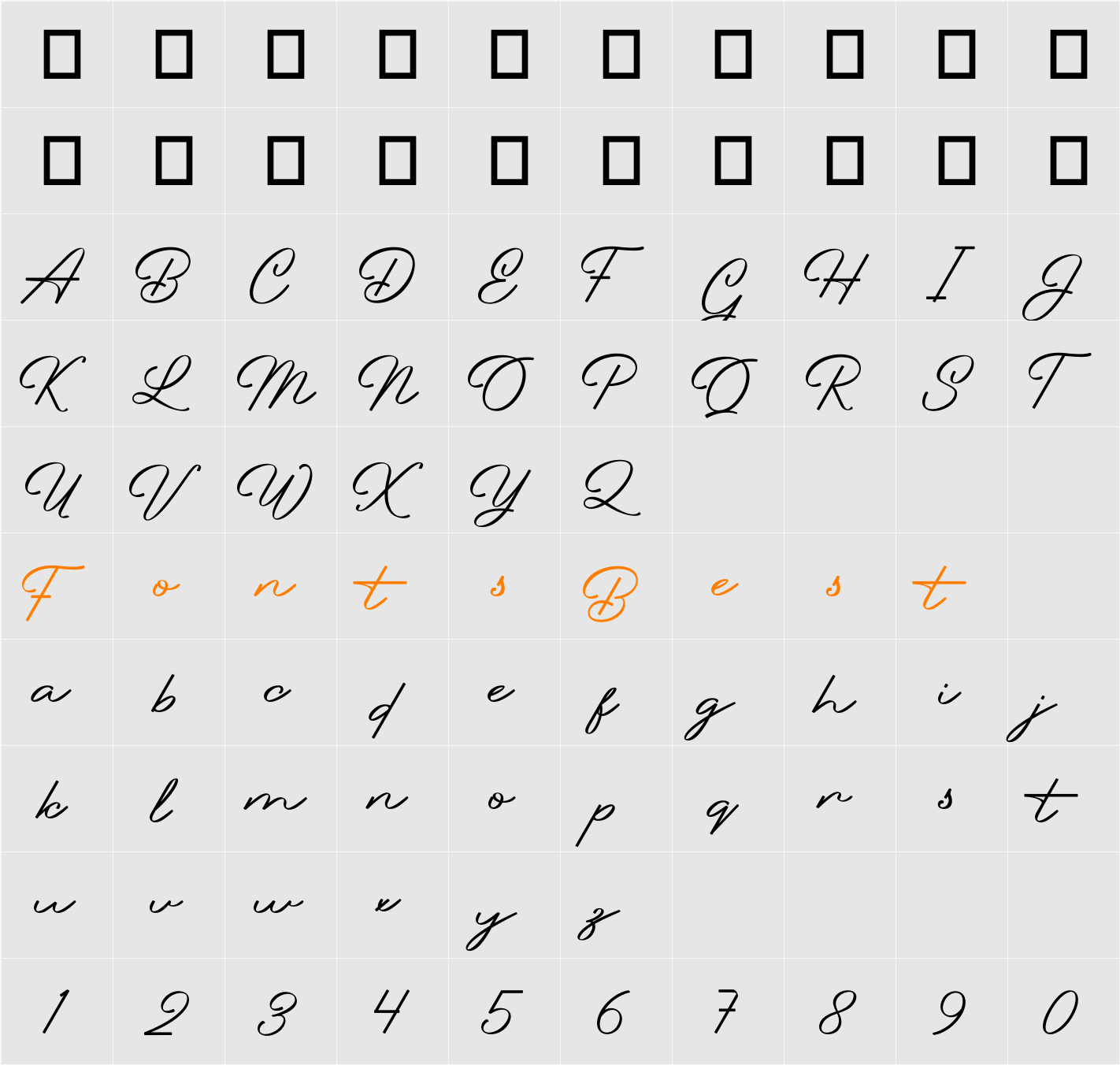 Waiting Awakmu Character Map