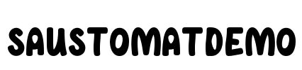 SausTomatDemo Font Image