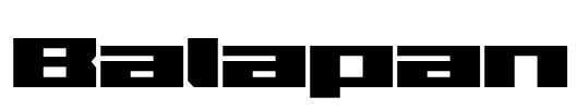 Balapan Font Image