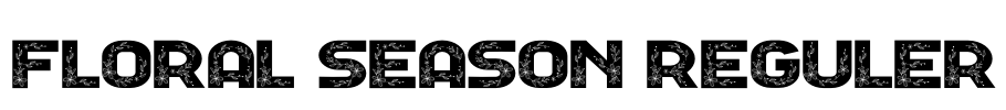 Floral Season Reguler Font Image