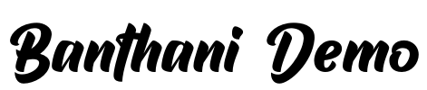 Banthani Demo Font Image