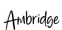 Ambridge Font Image