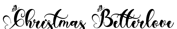 Christmas Betterlove Font Image