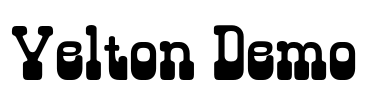 Velton Demo Font Image