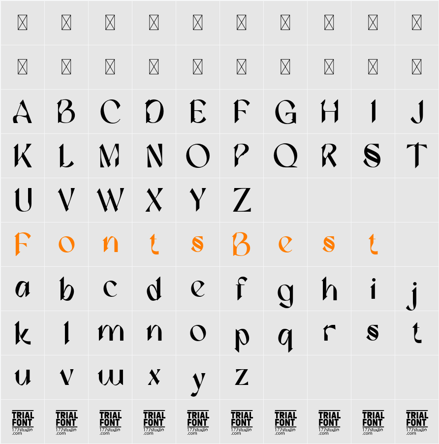 Exploring Constantly Demo Character Map