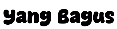 Yang Bagus Font Image