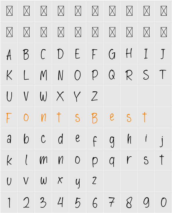 LAMBELO Demo Character Map