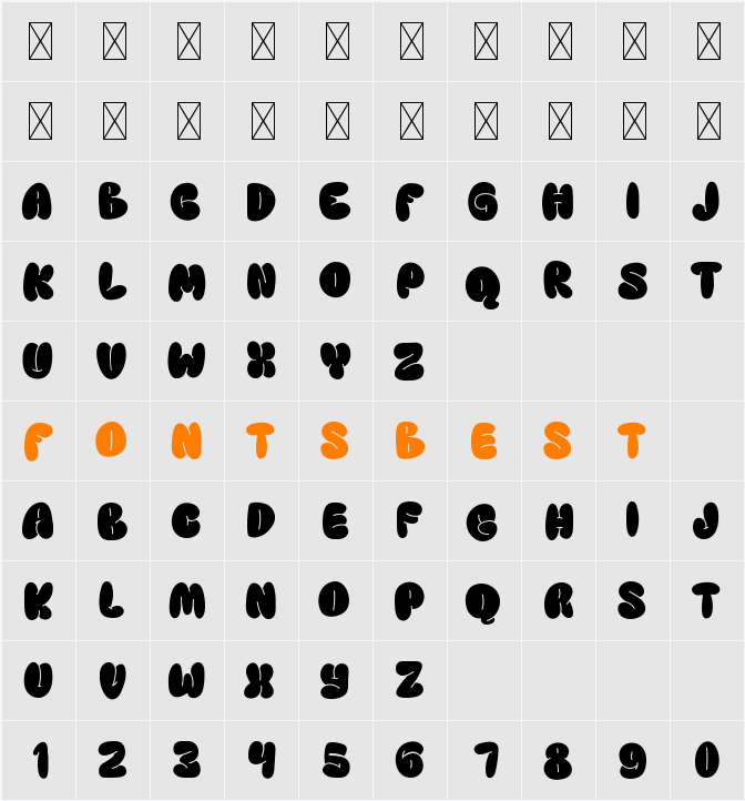OFFWHITE Character Map