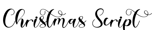 Christmas Script Font Image