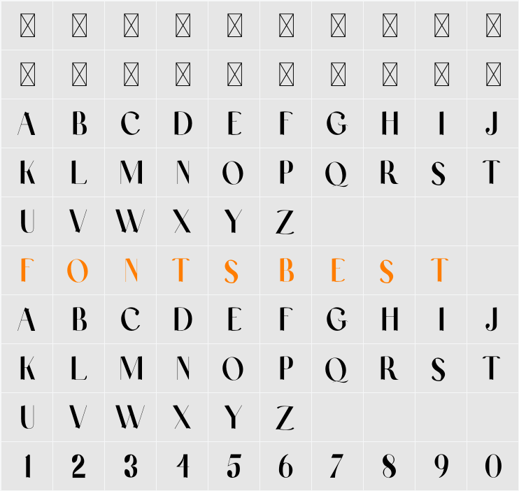 Laxical Character Map