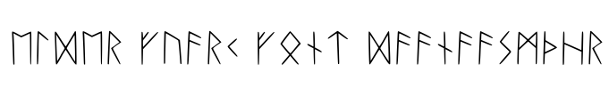 Elder Fuark Font Daanaasmyhr Font Image
