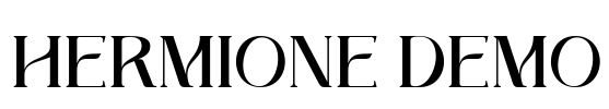 HERMIONE-DEMO Font Image
