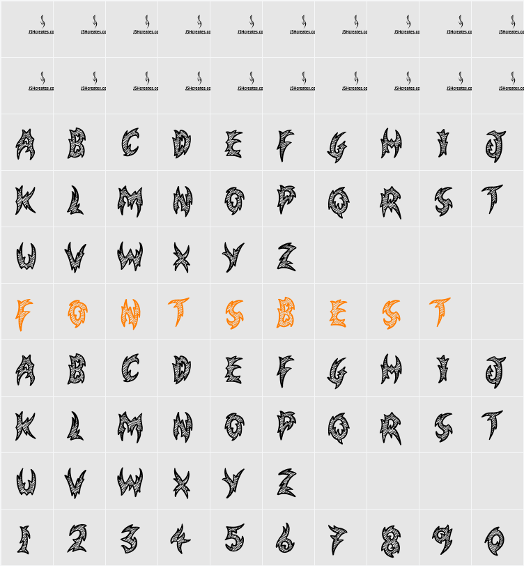 Swamp Ninja Character Map