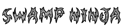 Swamp Ninja Font Image