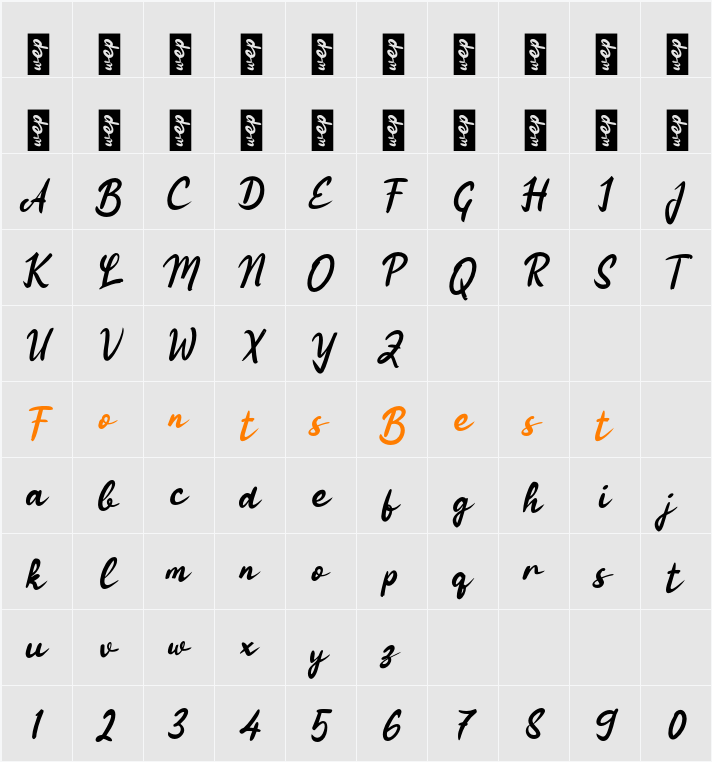 n Nembe Dugi Character Map