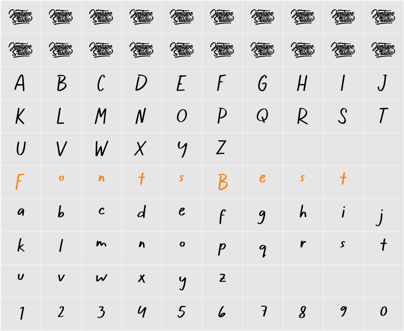 Lillybonie Character Map