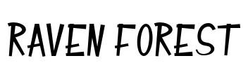 RAVEN FOREST Font Image