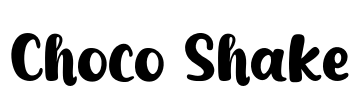 Choco Shake Font Image