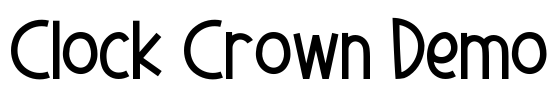 Clock Crown Demo