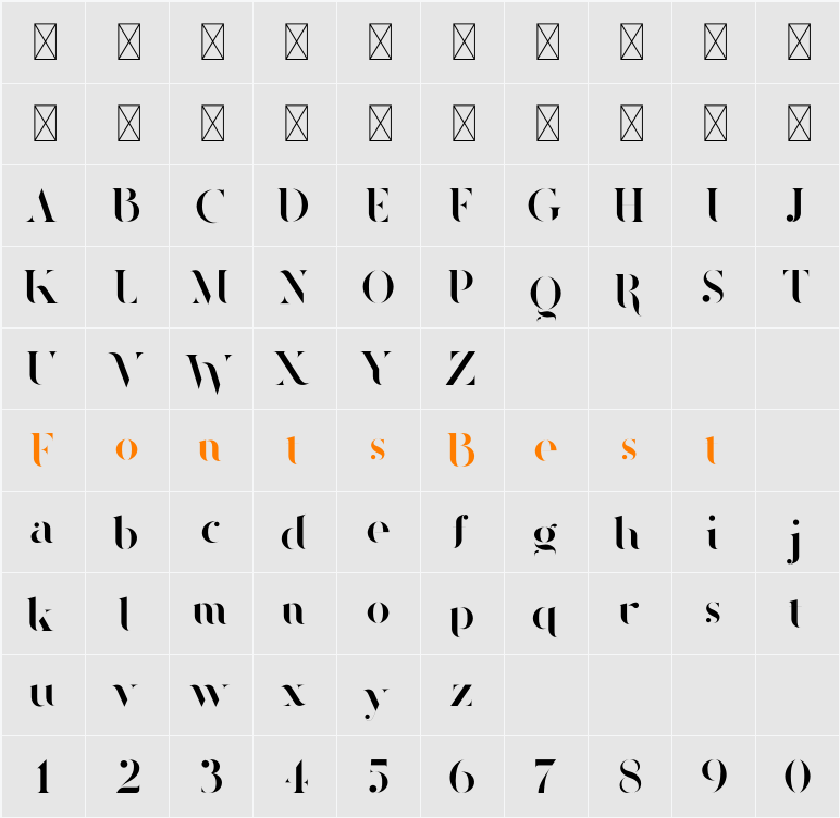 Redland FREE Character Map