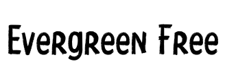 Evergreen Free Font Image