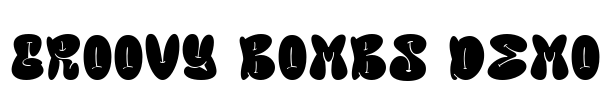 Groovy Bombs Demo Font Image