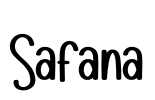 Safana Font Image