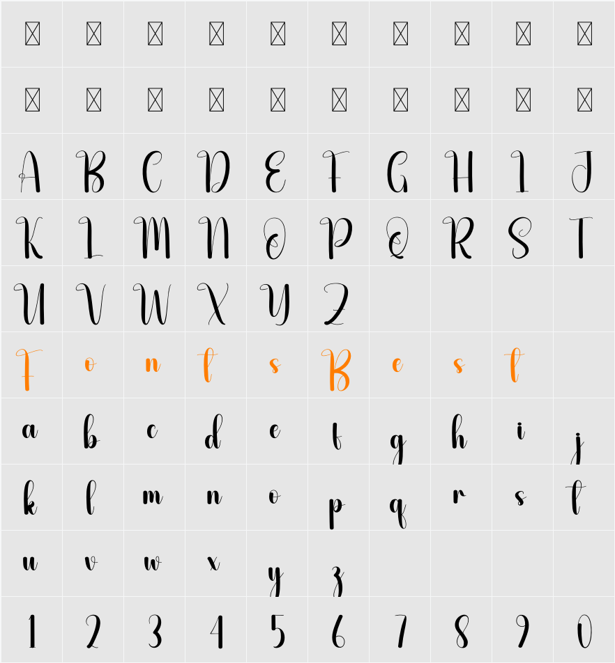 Staircase Character Map