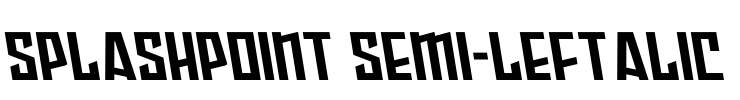 Splashpoint Semi-Leftalic