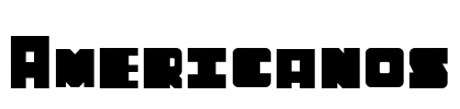 Americanos Font Image