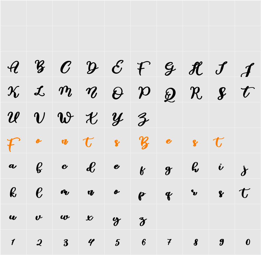 Whimsy Grace Demo Character Map