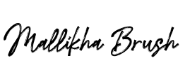 Mallikha Brush Font Image