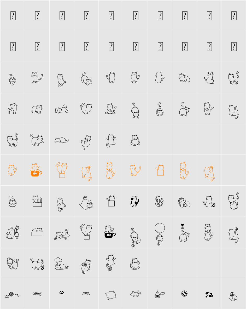 Cats Lover Character Map