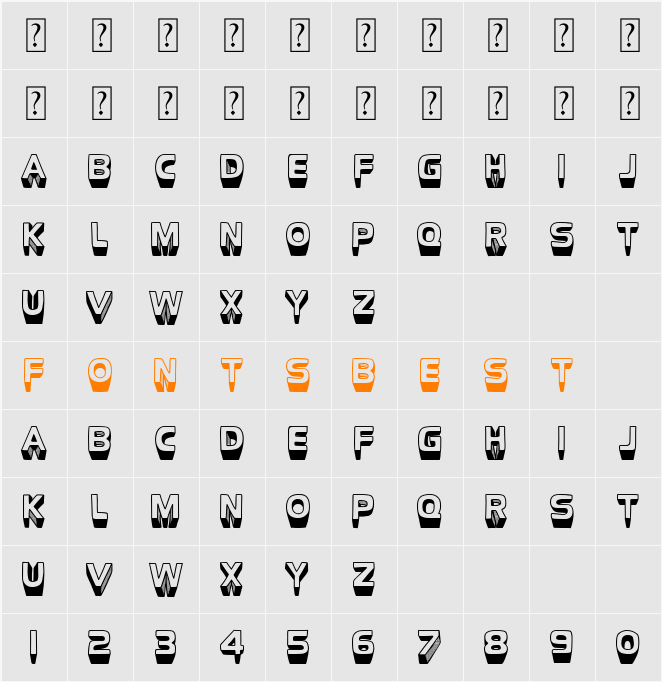 Tres De Extremo Character Map