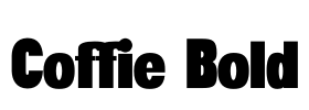 Coffie Bold Font Image