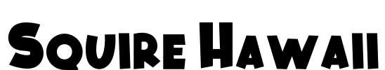 Squire Hawaii Font Image