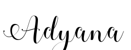 Adyana Font Image