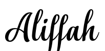 Aliffah Font Image
