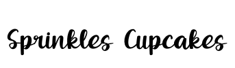 Sprinkles Cupcakes Font Image
