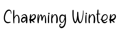 Charming Winter Font Image