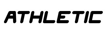 ATHLETIC Font Image
