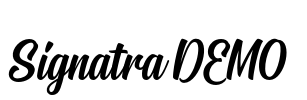 Signatra DEMO Font Image