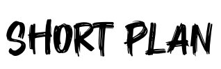 Short Plan Font Image