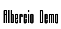 Albercio Demo Font Image