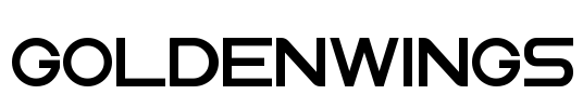 GoldenWings Font Image